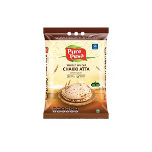 Pure Pesa Whole Wheat Chakki Aata 2000g MRP 210