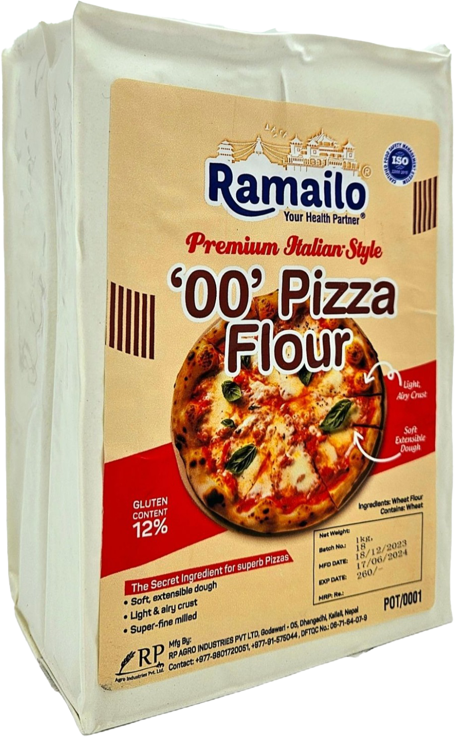 Ramailo Pizza Flour 1000g MRP 260