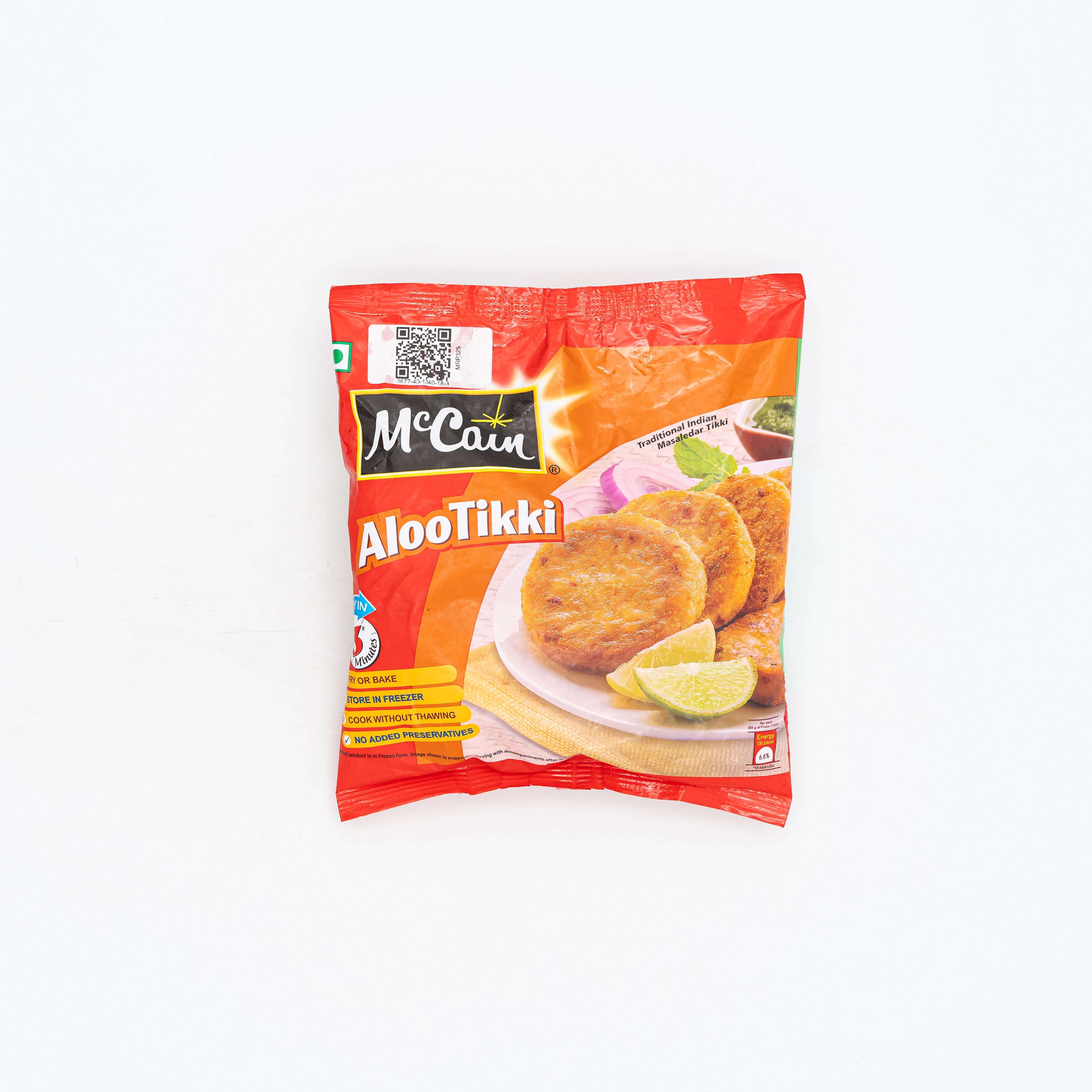 McCain Aloo Tikki Veg Frozen 400g MRP 325