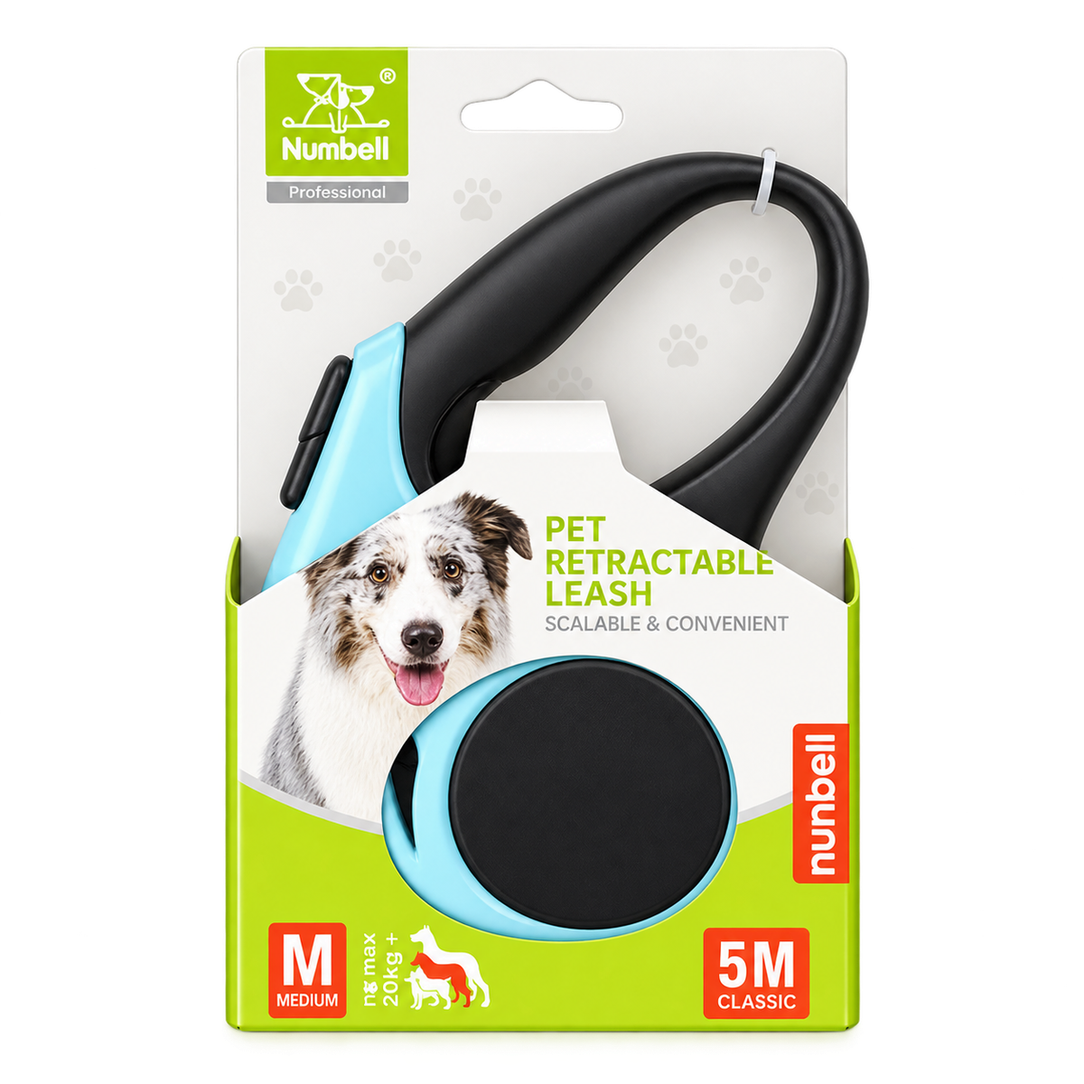 Nunbell Pet Retractable Leash 5 Meter M Size MRP 1031