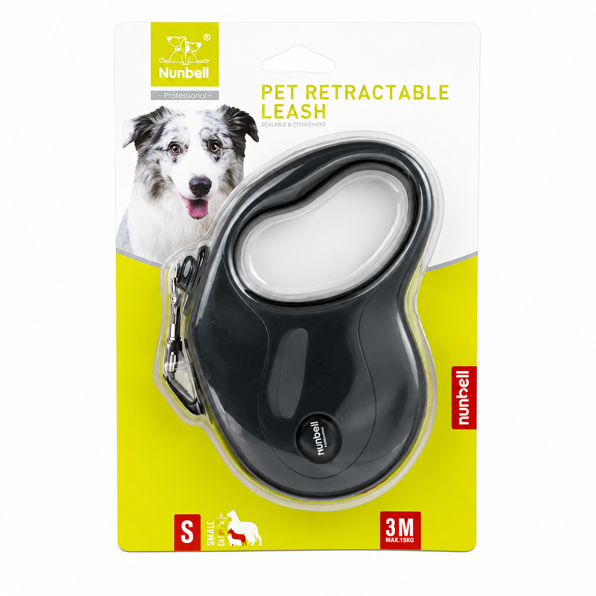 Nunbell Pet Retractable Leash 3 Meter S Size MRP 683