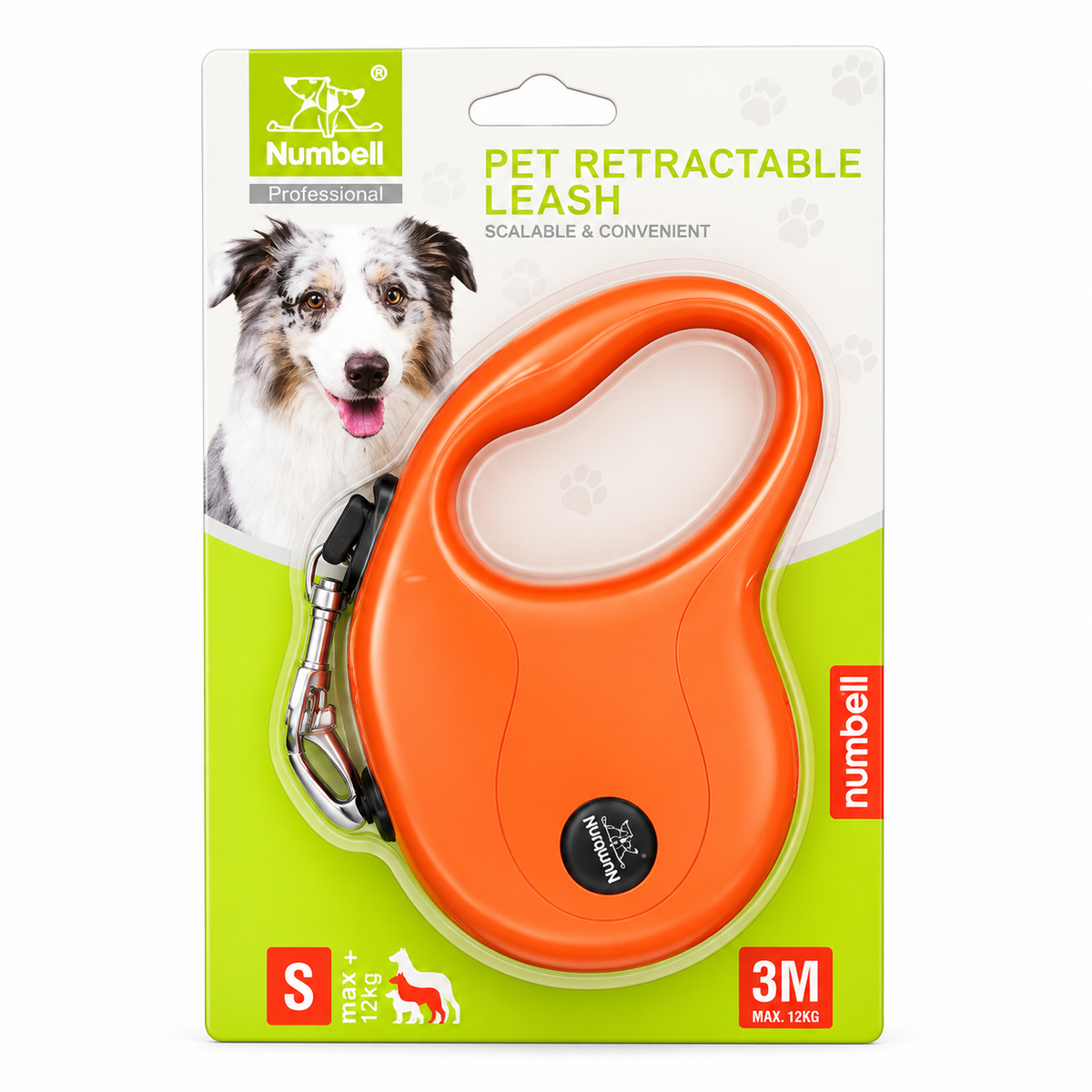 Nunbell Pet Retractable Leash 3 Meter S Size MRP 683