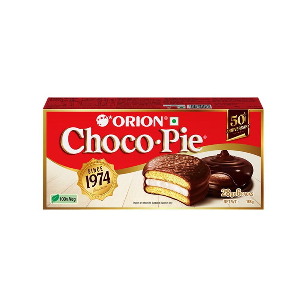 Orion Chocopie Soft Chocolate Bar 6pcs MRP 135