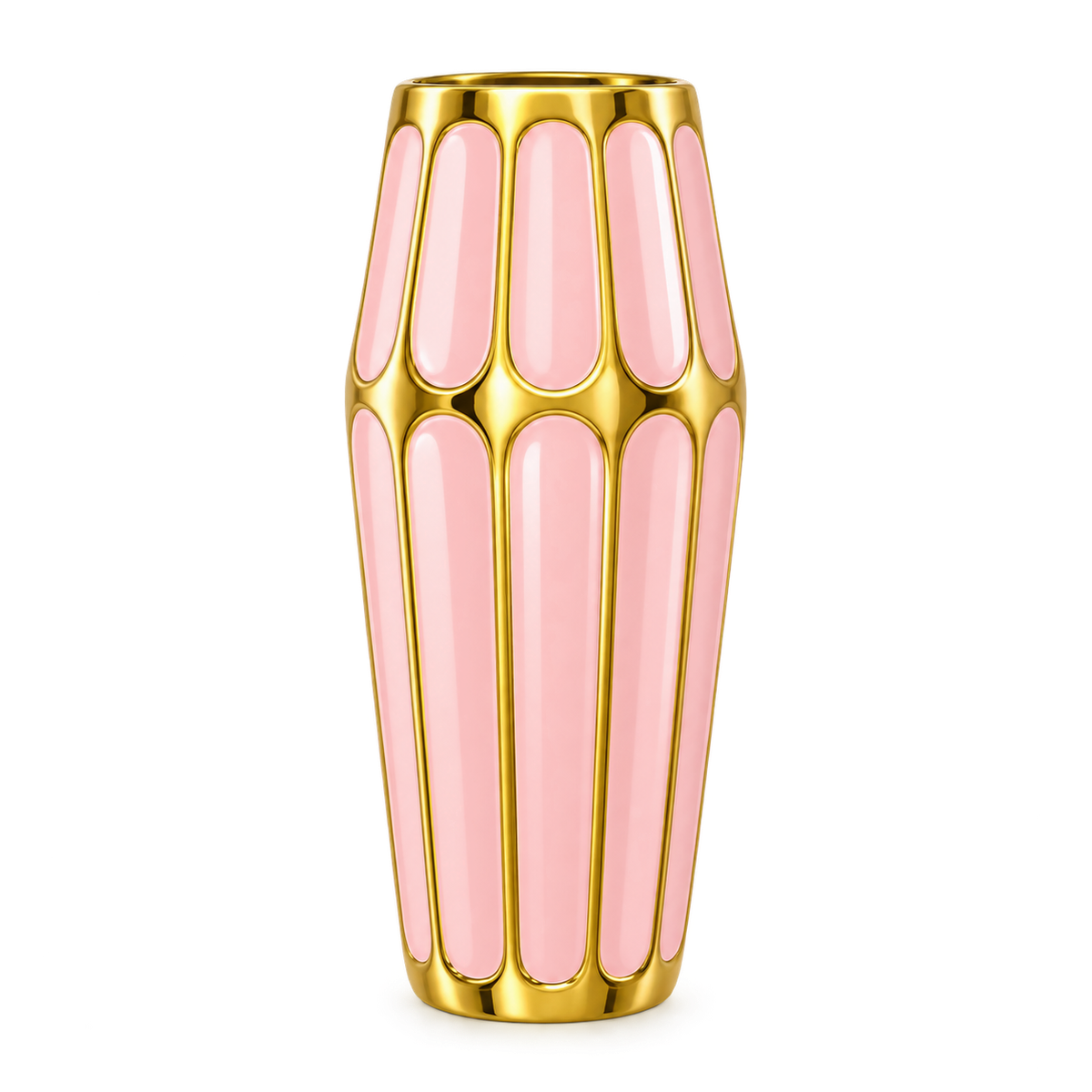 Ceramic Flower Vase Pink Mandal Design Décor MRP 2225