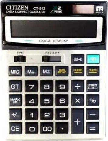 Citizen CT-912 Check & Correct Calculator MRP 940