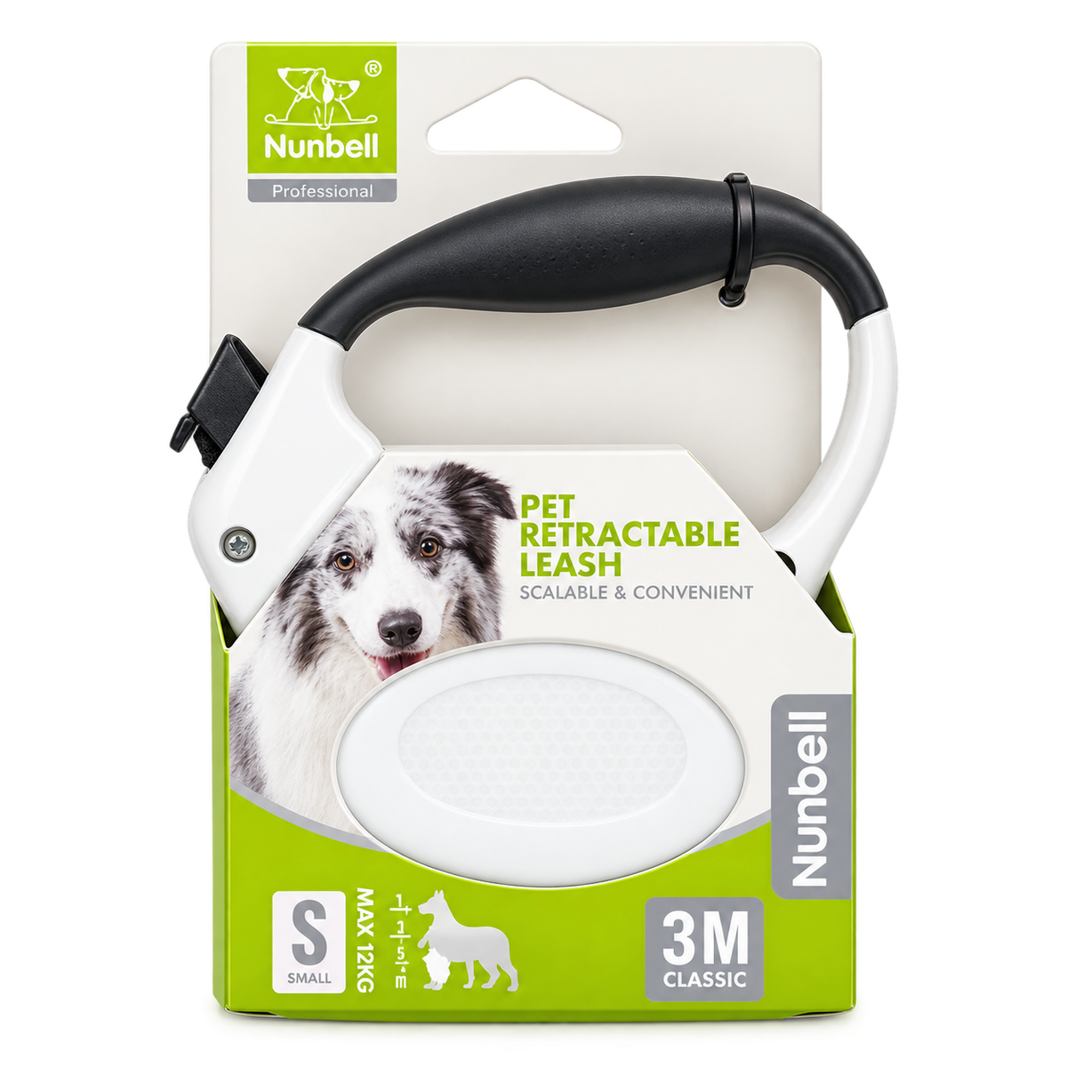 Nunbell Pet Retractable Leash 3 Meter S Size MRP 747