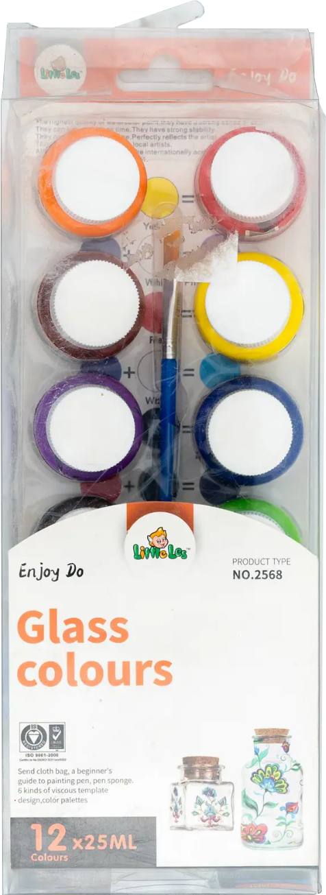Glass Color Set 12pcs MRP 835