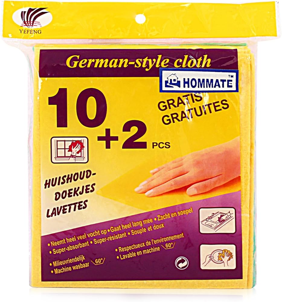 Natural Fiber Kitchen Cleaning Wipes 12pcs MRP 165