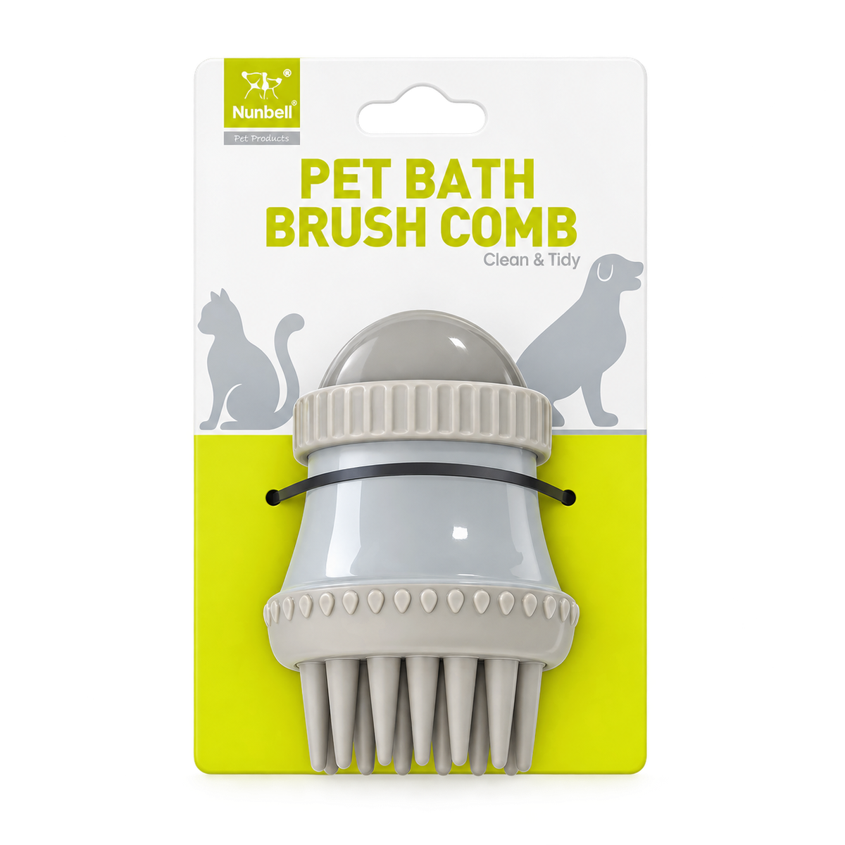 Nunbell Pet Bath Brush Comb MRP 470