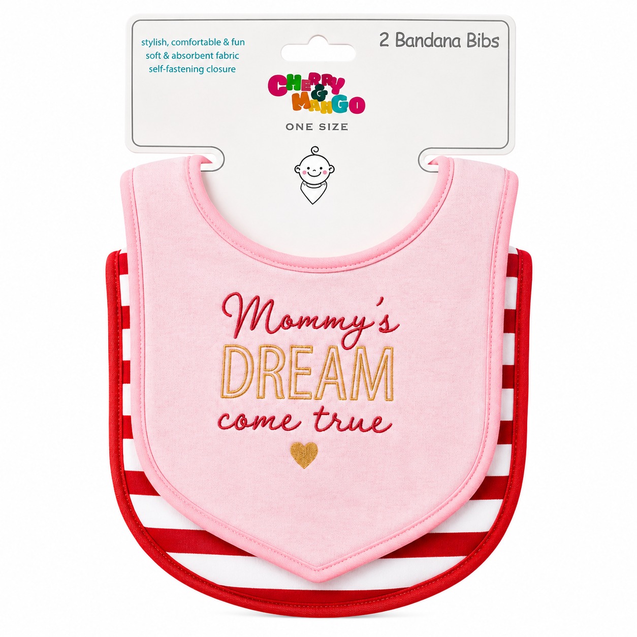 Mommy's Dream Come True Baby Bibs 2pcs MRP 435