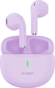 X-AGE ConvE Buds 13 wireless Lavender Earbuds MRP 2200