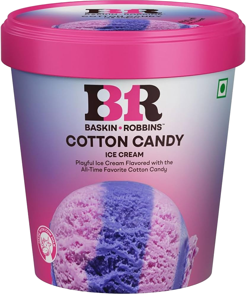 Baskin Robbins Cotton Candy Favourite Tub 450ml MRP 1095