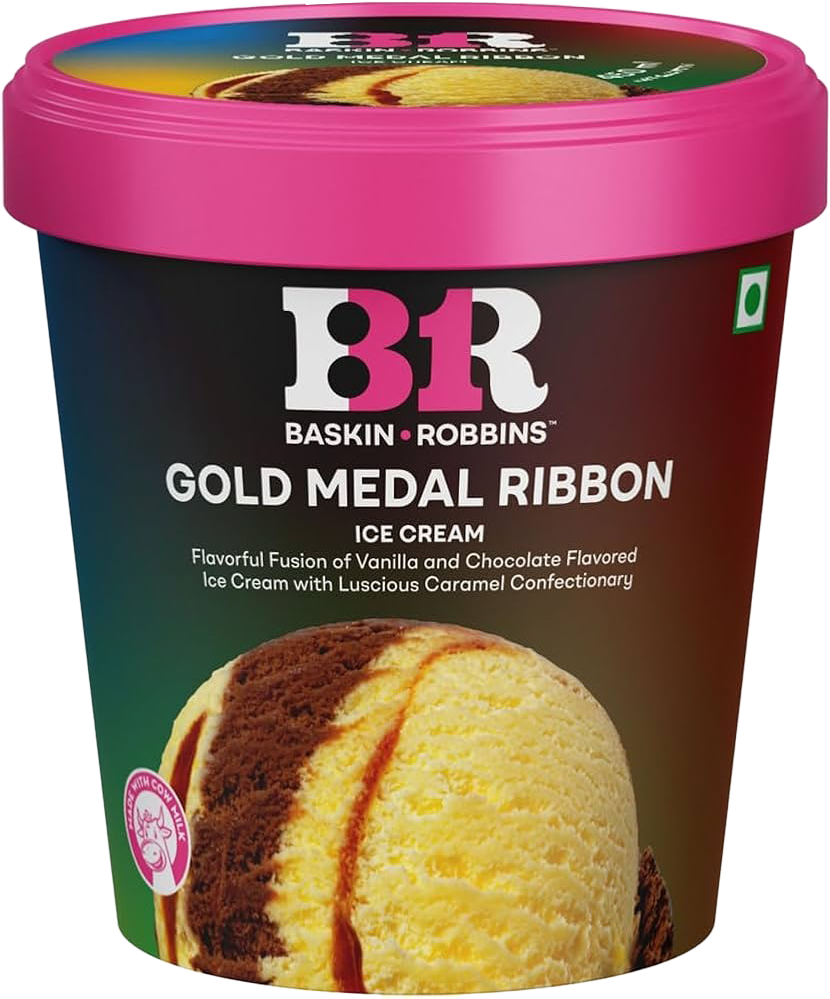 Baskin Robbins Gold Medal Ribbion Tub 450ml MRP 1235