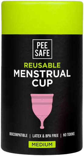 Pee Safe Reusable Menstrual Cup Size M MRP 559