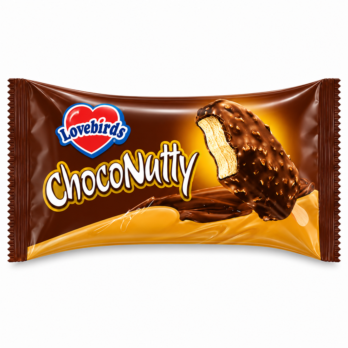 Lovebirds Choco Nutty Bar Ice-cream Sticks MRP 80