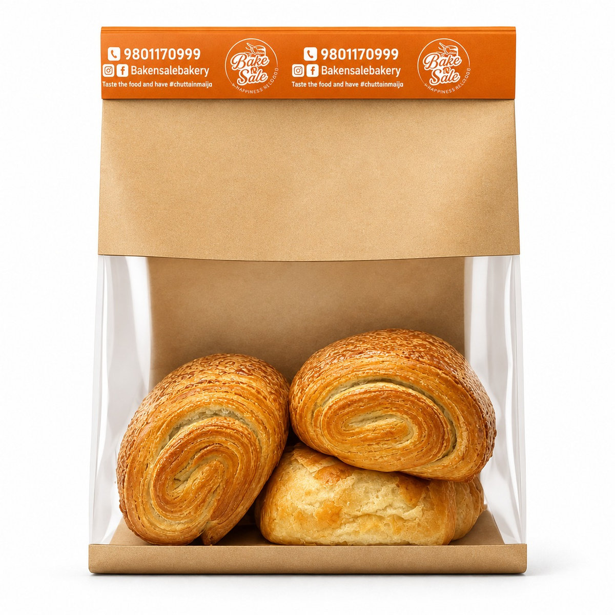Bake N Sale Chocolate Danish 280g MRP 380
