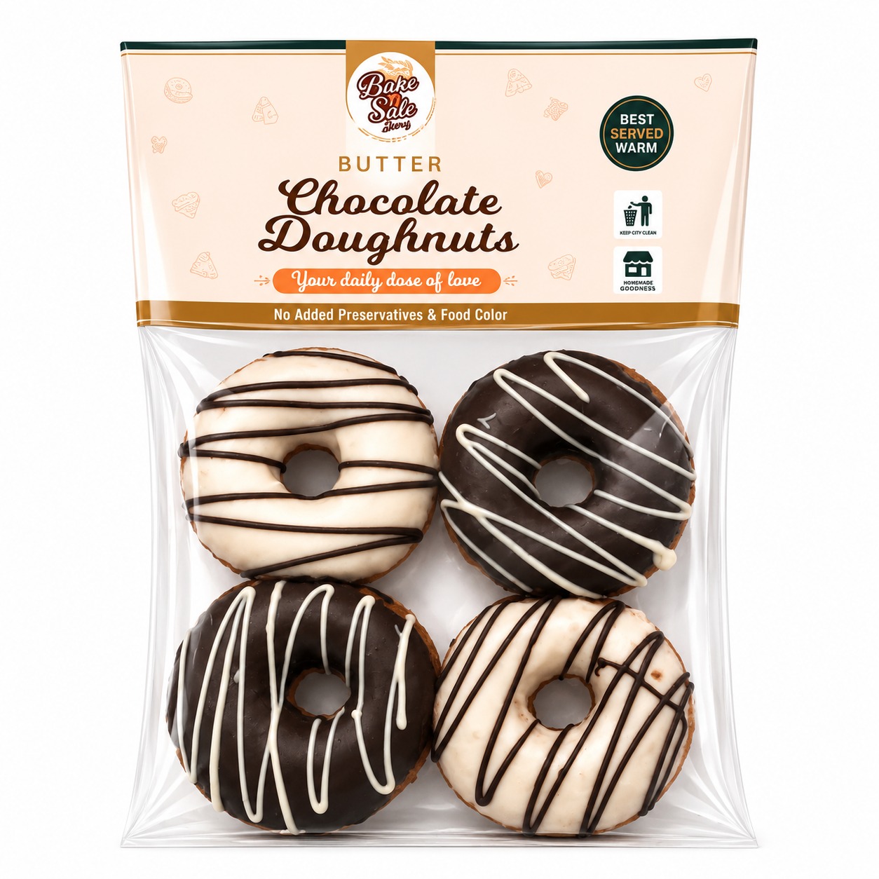 Bake N Sale Mini Chocolate Doughnut MRP 125