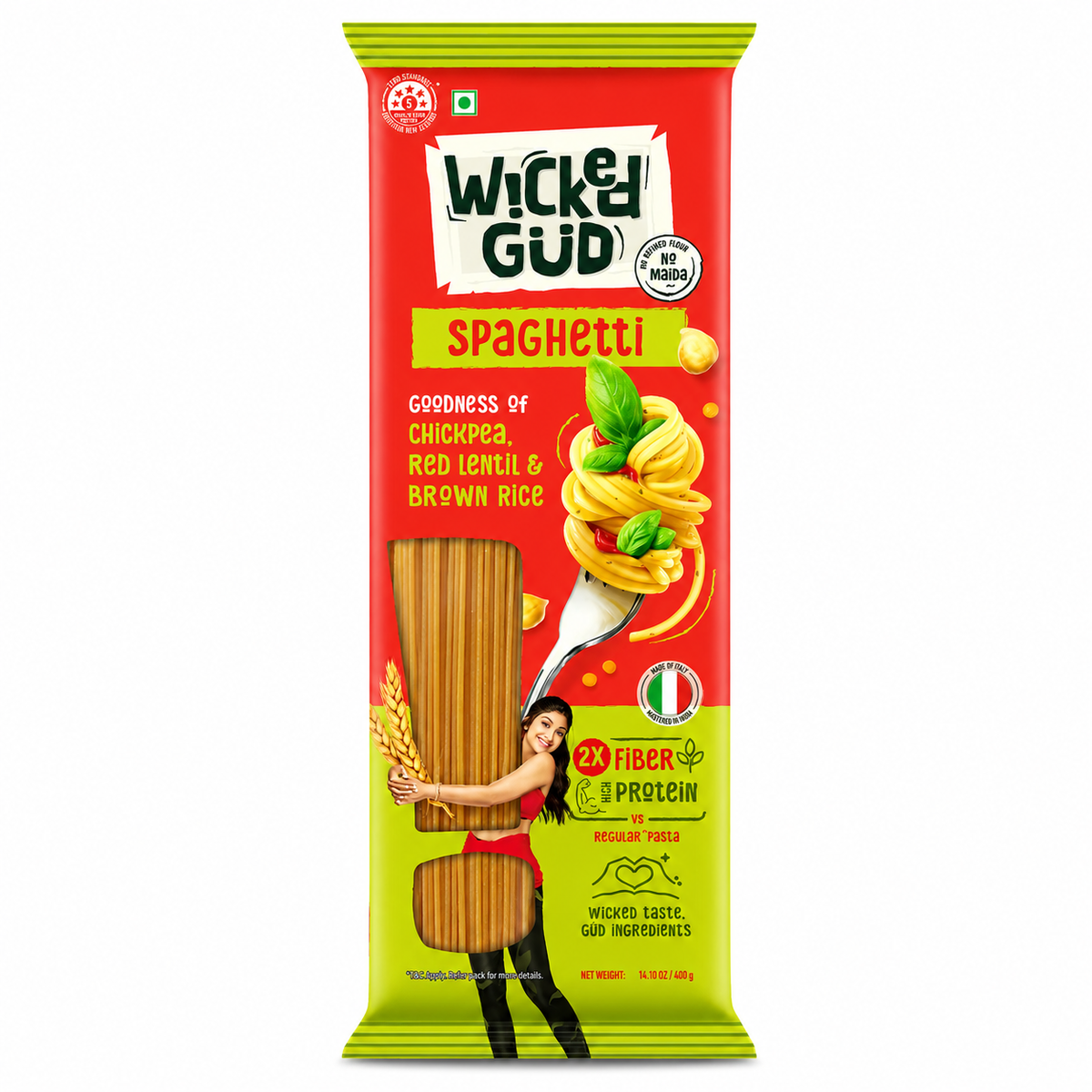 WickedGud Pasta Spaghetti 400g MRP 400