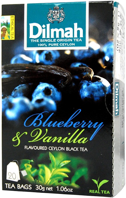 Dilmah Blueberry & Vanilla Flavoured Tea Bags MRP 295