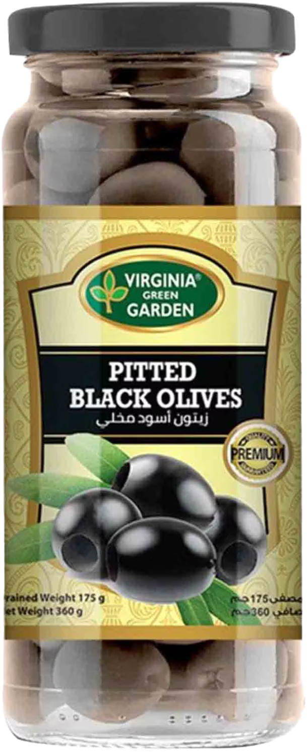 Virginia Green Garden Black Olives 340g MRP 310