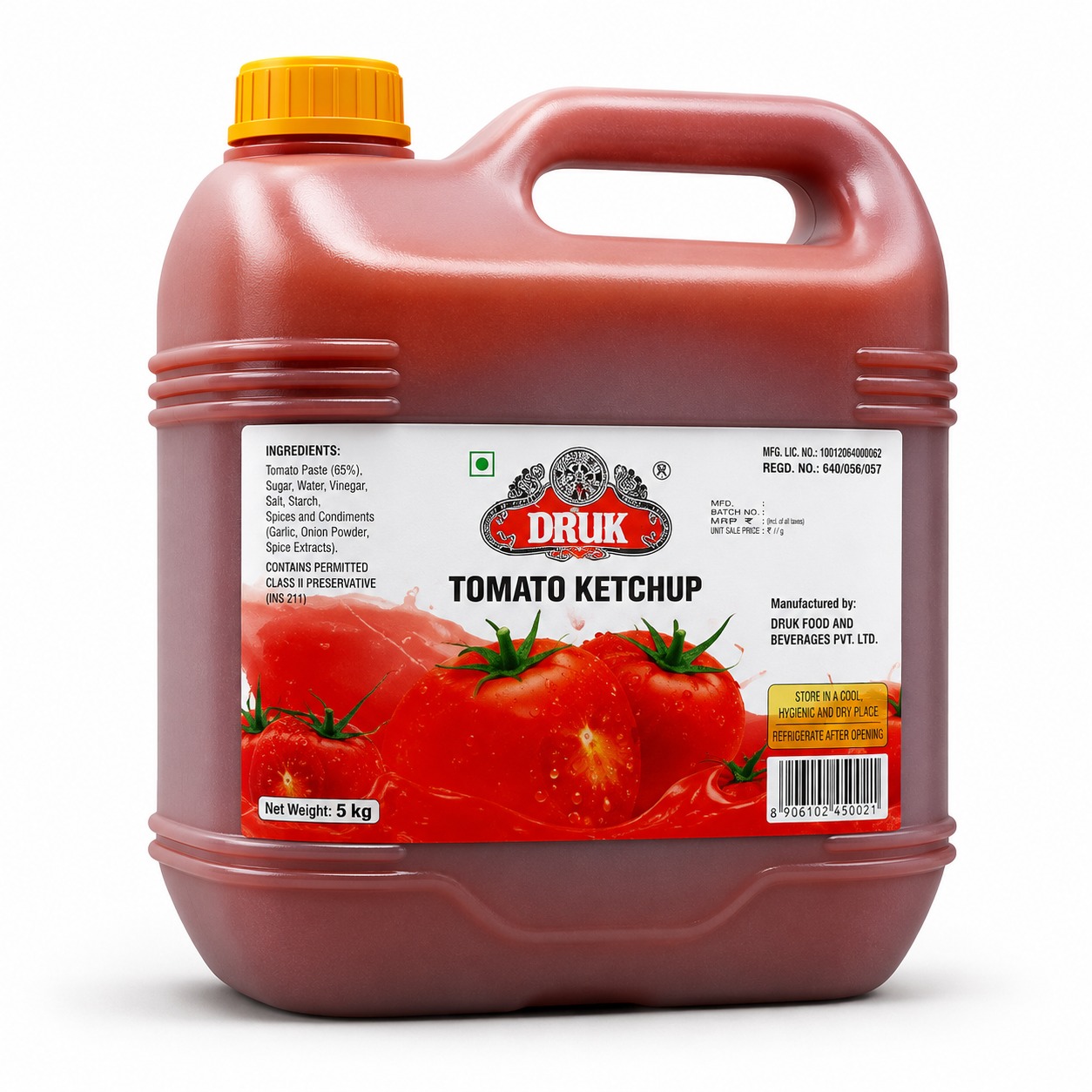 Druk Tomato Ketchup 5000ml MRP 1200