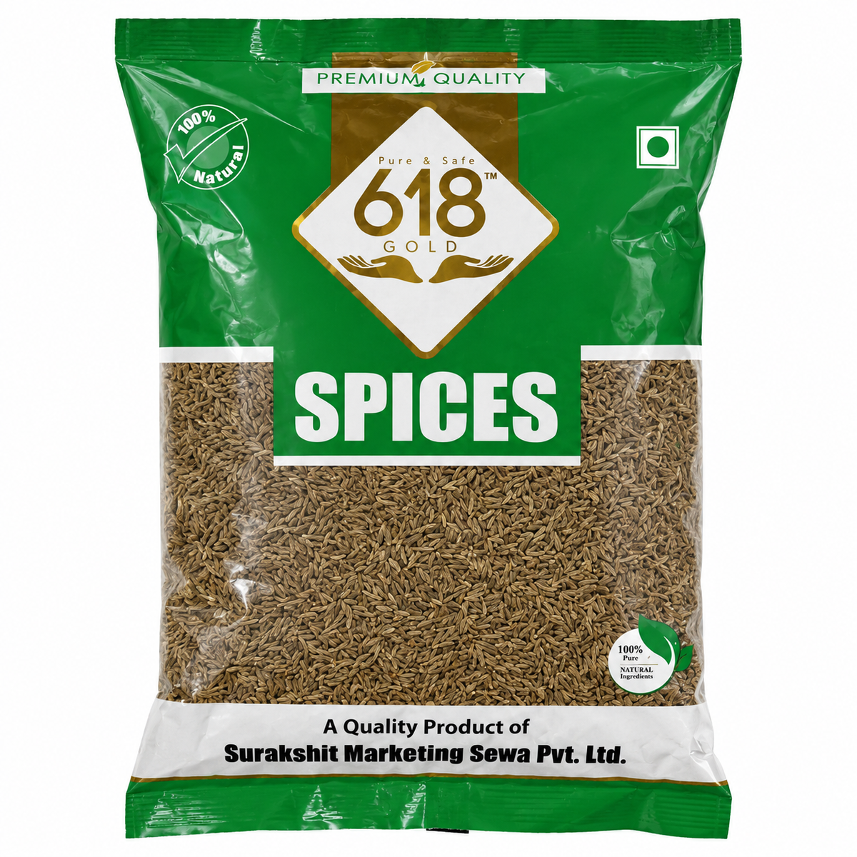 618 Jeera Whole Spices 500g MRP 340