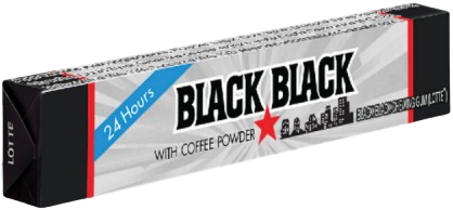 Lotte Black Coffee Flavor Chewing Gum 13.5g MRP 50