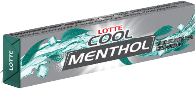 Lotte Cool Menthol Chewing Gum 13.5g MRP 50