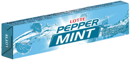 Lotte Pepper Mint Chewing Gum 13.5g MRP 50