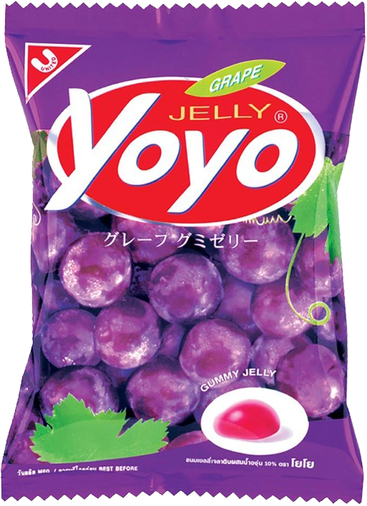 United Yoyo Grapes Gummy Jelly 80g MRP 330