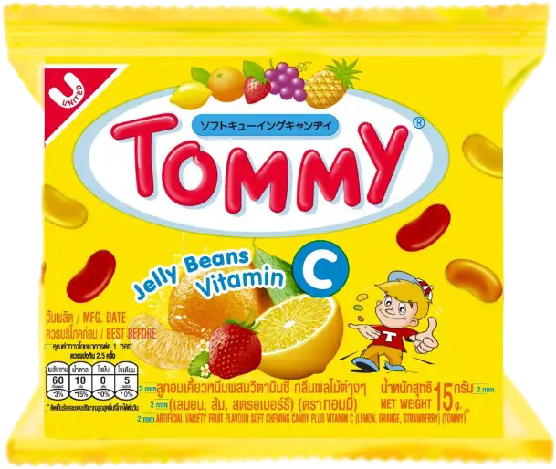 United Tommy Vitamin-C Jelly Beans 15g MRP 70