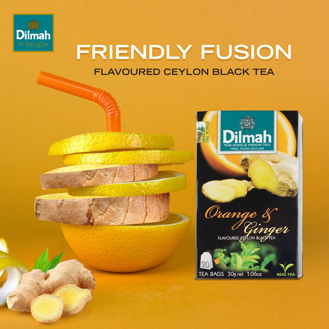 Dilmah Orange & Ginger Flavoured Tea Bags MRP 295