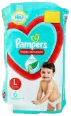 Pampers Baby Diapers - L Size MRP 158