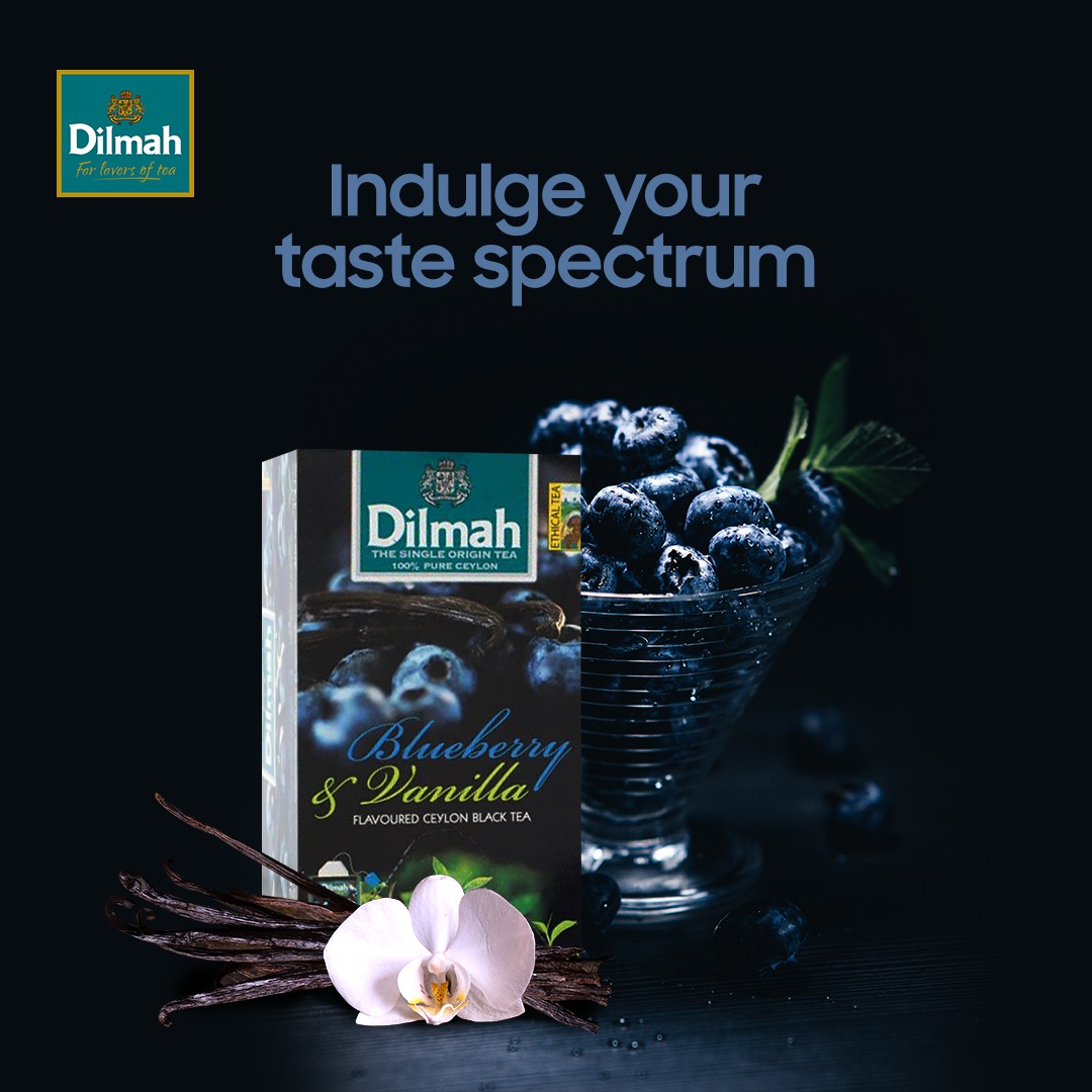 Dilmah Blueberry & Vanilla Flavoured Tea Bags MRP 295