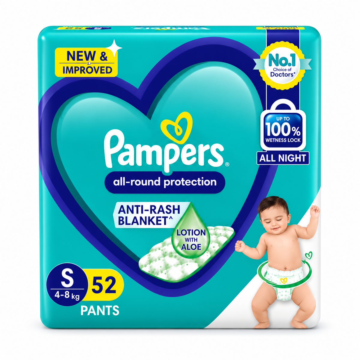 Pampers Baby Diapers - S Size MRP 1444