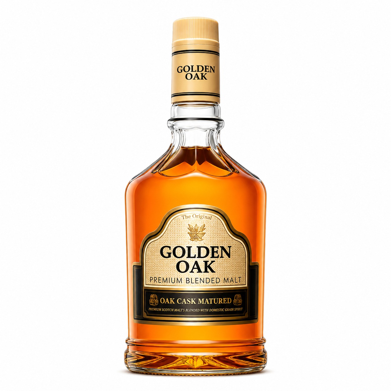 Golden Oak Premium Blended Malt Whisky 750ml MRP 1200