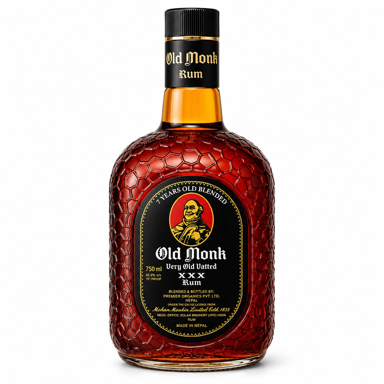 Old Monk Very Old Vatted XXX Rum 750ml MRP 2000