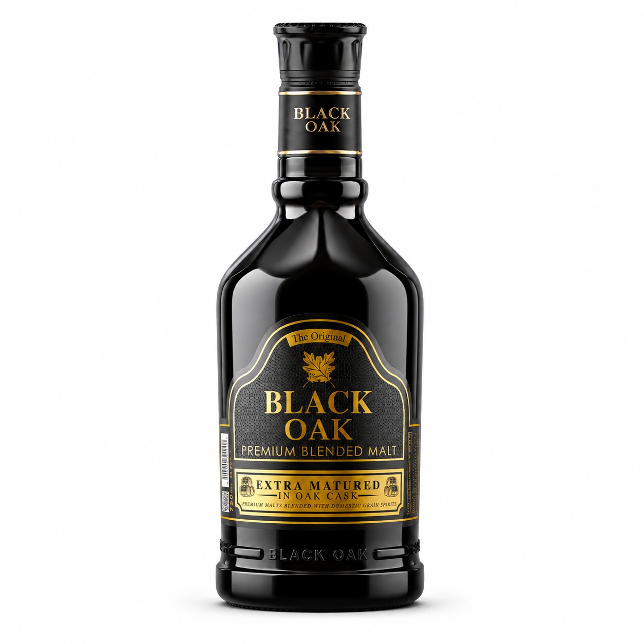 Black Oak Premium Blended Malt Whisky 180ml MRP 360