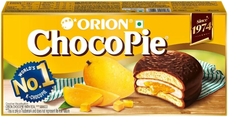 Orion Chocopie Orange Flavour (6 Pack)