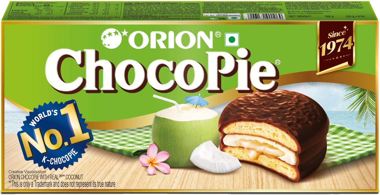 Orion Choco Pie Coconut Flavor (6Pack)