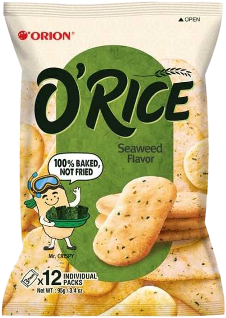 Orion O Rice Cracker-Baked Korean Rice Snack 95g MRP 350
