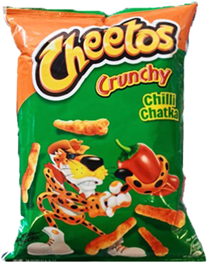 Cheetos Crunchy Chilli Chatka Snacks MRP 50