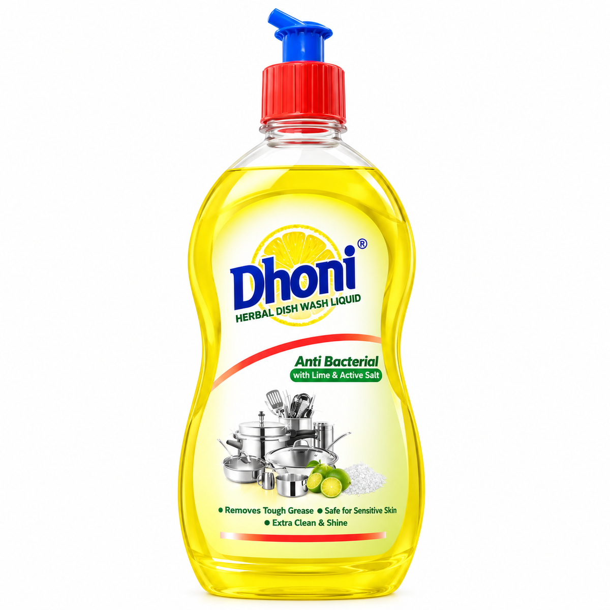 Dhoni Herbal Dish Wash Liquid 500ml MRP 170