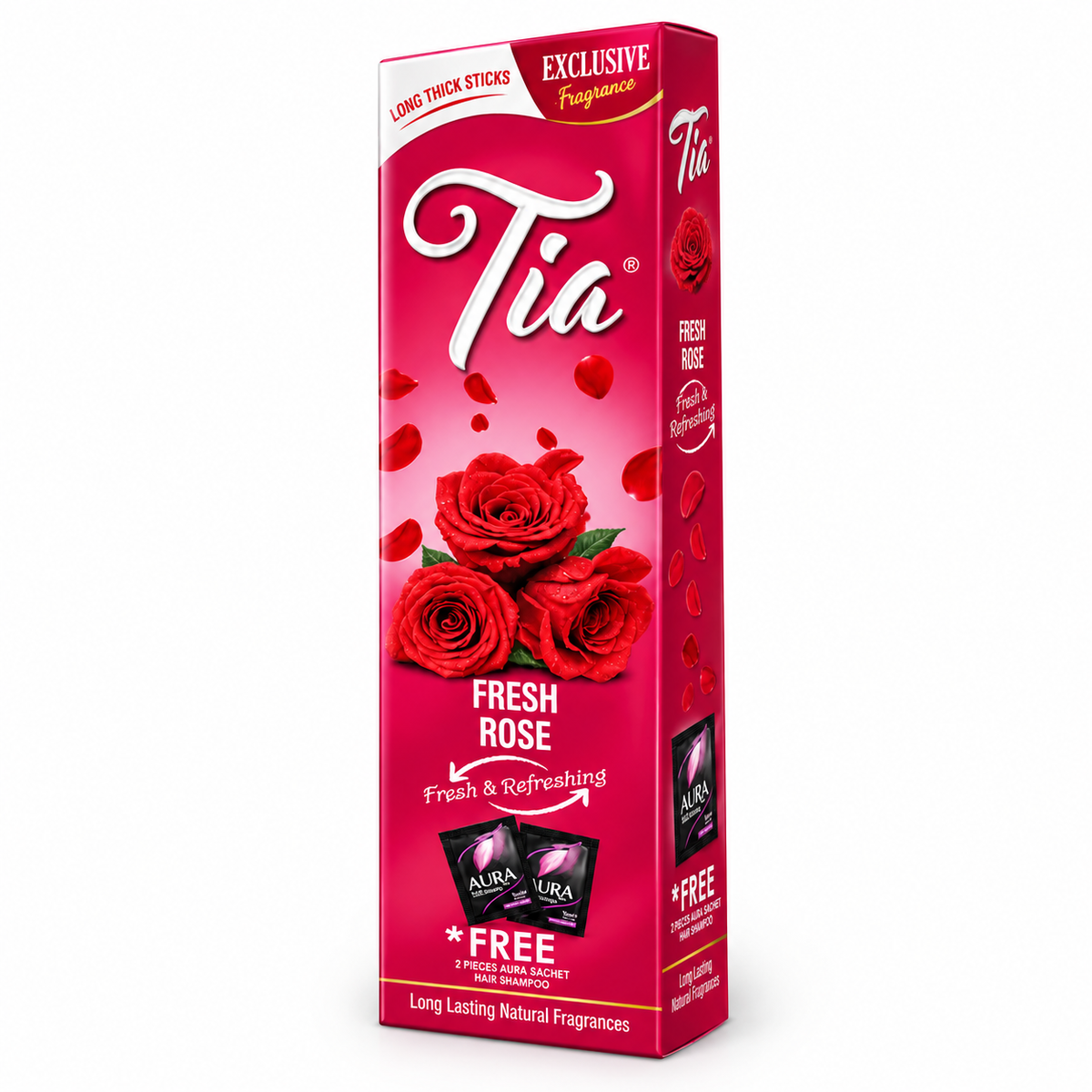 Tia Fresh Rose Long Thick Incense Sticks MRP 100