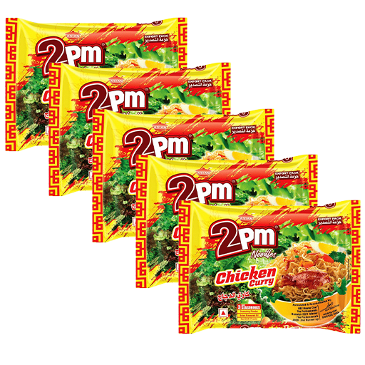 2 PM Chicken Curry Instant Noodles (60g x Pack of 5)  MRP 100