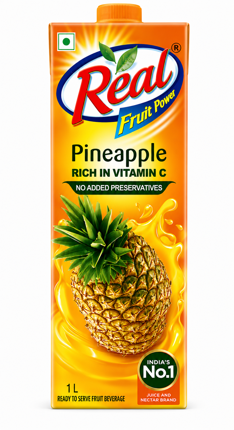 Real Fruit Power Pineapple 1000ml MRP 300