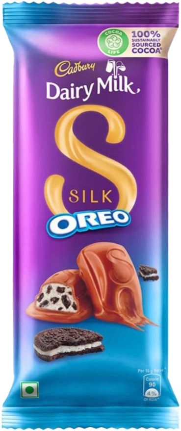 Cadbury Dairy Milk Silk Oreo Chocolate Bar 58g MRP 220