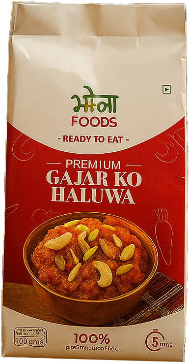 Bhola Foods Ready to Eat Premium Gajar ko Haluwa 100g MPR 390