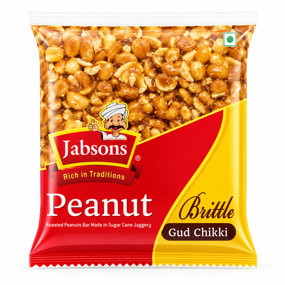 Jabsons Chikki Peanuts Gud 100g MRP 105