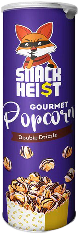 Snackheist Gourmet Popcorn Double Drizzle Flavour MRP 240